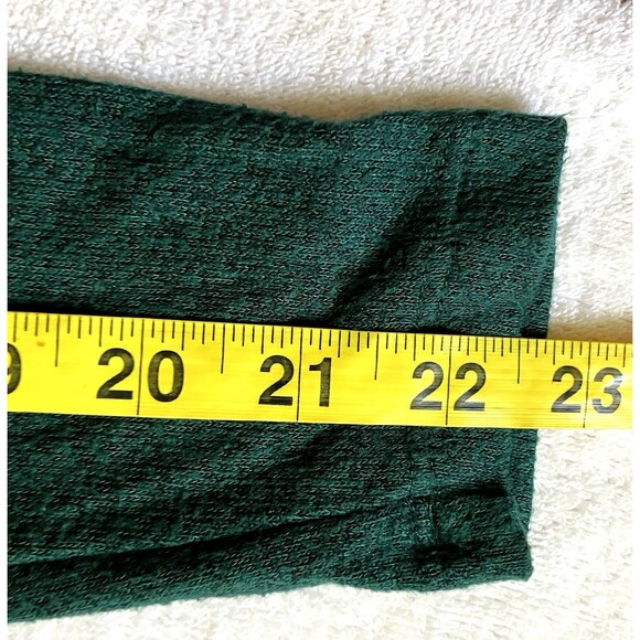 Old Navy Dress LS Knit Swing Green S Long Sleeve Midi Soft Stretch Fairy Flowy - Picture 12 of 13
